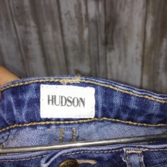 Hudson Kids Lightly Distressed Cuffed Jeans - Picture 6 of 7